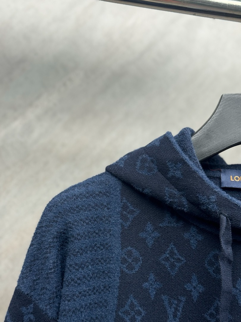110354 New men's and women's jacquard holiday patchwork hooded jacket clothes